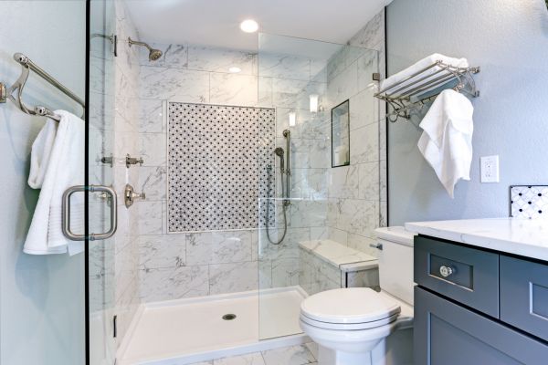 Shower Base Installation in Bellevue